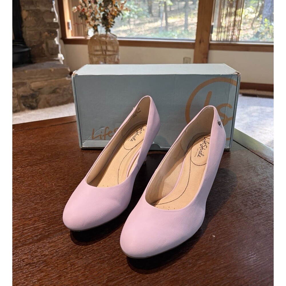 LifeStride Womens Parigi Lilac Purple Soft Pump Heels Size 9.5 New in Box